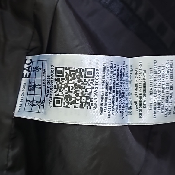 Vintage Guess Women's Jacket Small Black Faux Leather Full Zip Motorcycle Jacket - Picture 6 of 8